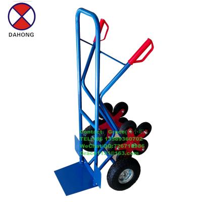 China Tools 200kg Capacity Power 12 Wheel Climb Hand Truck For Stair Hand Trolley Wheelbarrow Hand Cart Climb Stair Truck for sale