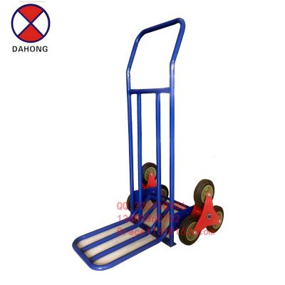 China Wholesale Heavy Duty Folding Special Tools Factory Climb Stairs Hand Trucks Hand Truck HT1312A 6 Wheel for sale