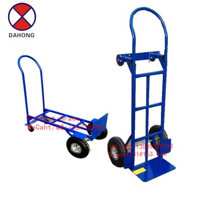 China Adjustable Tools Capacity 800BL 4 Heavy Duty 2 Wheels In 1 Handling Cart For Hand Trolley Truck Cart Material Folding Trolley for sale