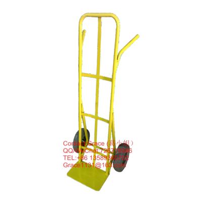 China Heavy Duty Tools 200kg Capacity Platform Handtruck With PU Wheel Mobile Handtruck Hand Truck Cargo Tool Trolley Trolley HT2092 for sale