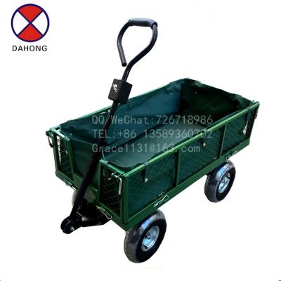 China Farm Service Ranch Tools Cart Heavy Duty Steel Garden Cart With Removable Sides Garden Cart Carts With 10