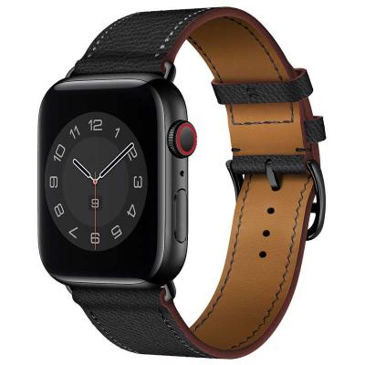 China Luxury Luxury Smart Watch Leather Strap For Apple Watch 38mm 40mm 42mm 44mm for sale