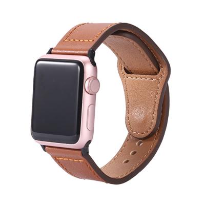 China Fanshion Designers Smart Watch Leather Strap For Apple Watch 6 5 4 3 2 1 for sale