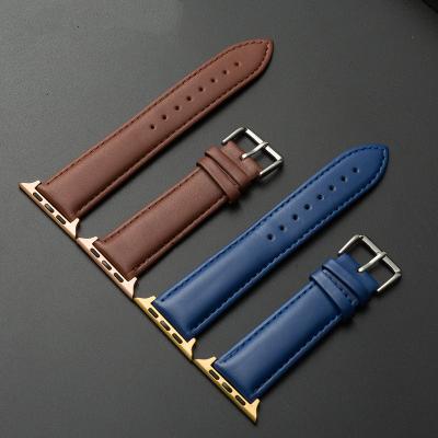 China Fanshion Genuine Leather Smart Watch Strap for Apple Watch Strap Wristband for sale