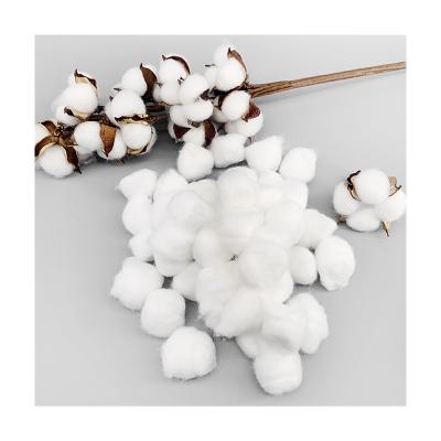 China 100% Cotton Factory Directly Supply Disposable Gauze Cotton Ball Absorbent Cotton Wadding Balls for sale