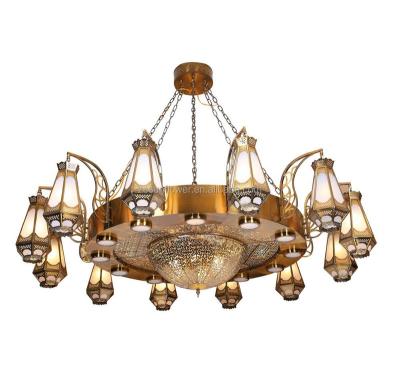 China Big Mosque Chandelier for Islamic Central Masjid Project for sale