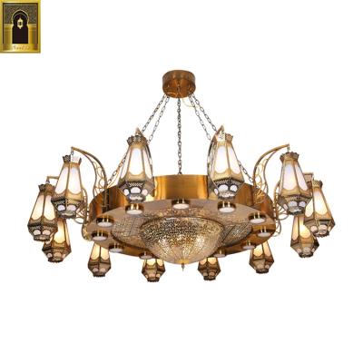 China Modern Decorative Islamic Design Hanging Large Chandelier for sale