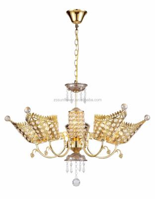 China Decoration modern crystal french style pendant lamp for restaurant decoration for sale