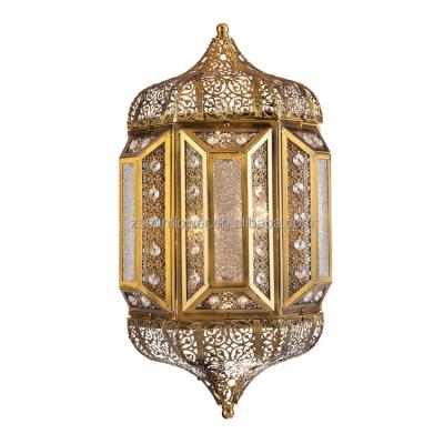 China EUROPEAN Handmade Moroccan Metal Wall Sconce Light Fixture For Project for sale