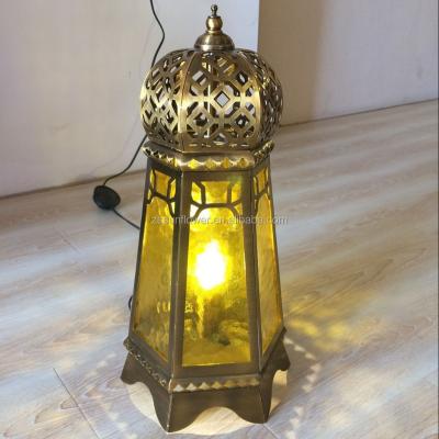 China European style lantern table lamp decoration arabic muslim floor lamp for sale