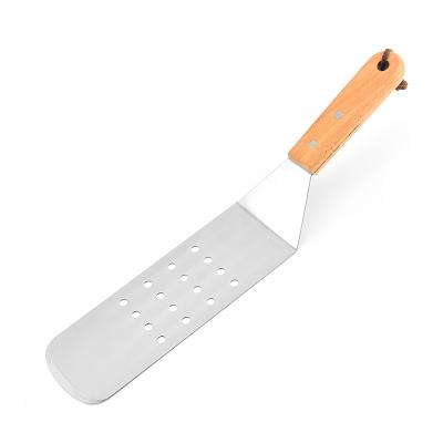 China Quality Guaranteed Sustainable Long Handle Flat Pie Bread Shovel 420 Stainless Steel Kitchen Tools Bread Shovel for sale