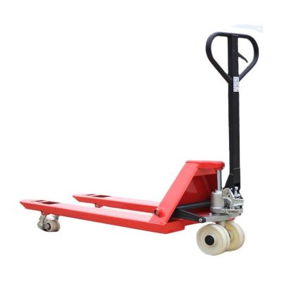 China Building Material Stores Wholesales Factory Price 3000kg 2500kg PU Wheel Hand Truck Rubber Hydraulic Manual Pallet Jack for sale