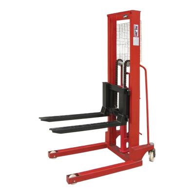 China Building Material Shops 1 Ton 2 Ton 3 Ton Manual Stacker Forklift for sale