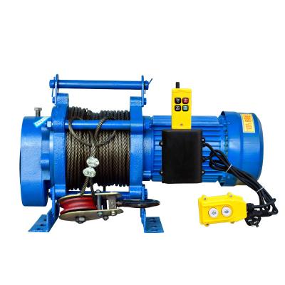 China Building Material Shops 500 To 1000kg Kcd Model Multifunction Electric Motor Hoist Winch for sale