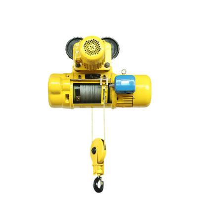 China High Speed ​​Motorized Electric Building Material Shop Trolley Wire Rope Construction Overhead Crane 3 Ton for sale