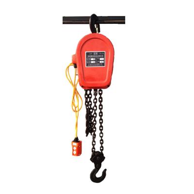 China 2000kg Crane , 3m Electric Hoist Construction Chain Block With Trolley for sale