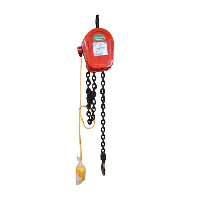 China DHS Home Use 380v Type 1 Ton Three Phase Chain Electric Hoist for sale