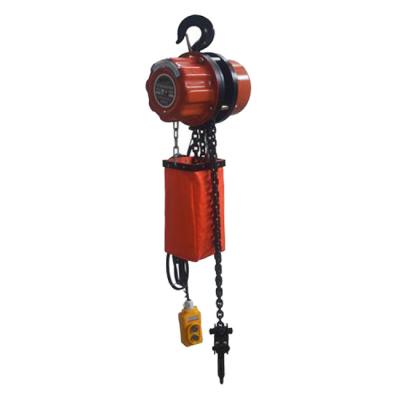 China DHK traction lift chain pulley electric hoist /build build to equip portable motor powered electric winch 1 ton for sale