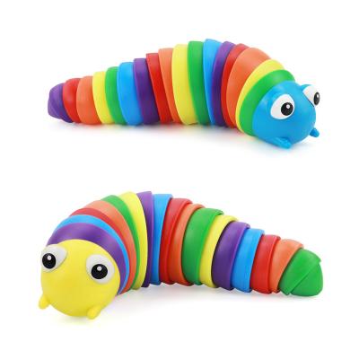 China Eco-friendly Material Novelty Plastic Finger Bullion Wiggle Joint Stim Child Toys for sale