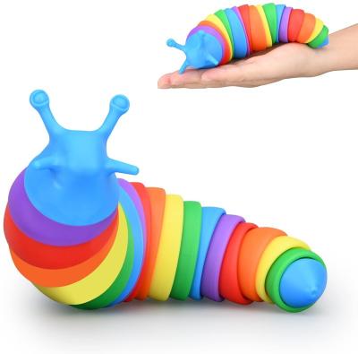 China Vivid Decompression Ingot Toys For Children To Relax Friendly Articulated Stirring Person Toy Hand Sensory Ingot Toy For Adults Stir Ingot Toy for sale