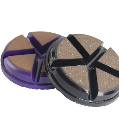 China Sharp Stone Raizi Premium Concrete Transitional Polishing Pad For Removal Straches for sale