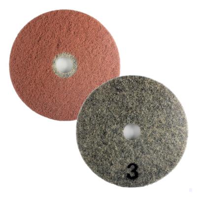 China High Efficiency Igolss 17 Inch Polishing Floor Polishing Pads Diamond Soaked Floor Pads for sale