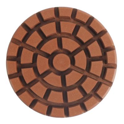 China RAIZI Diamond Concrete Concrete Copper Bond Floor Pads for sale