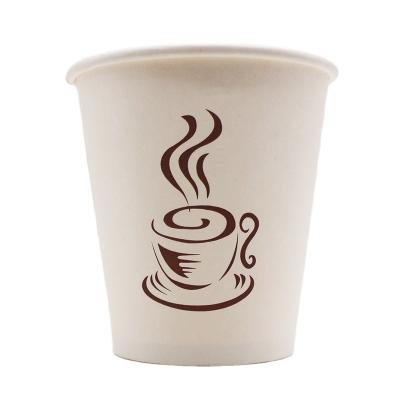 China Disposable Coffee Paper Cup Single Wall Kraft Paper Cup Disposable Paper Cup for sale