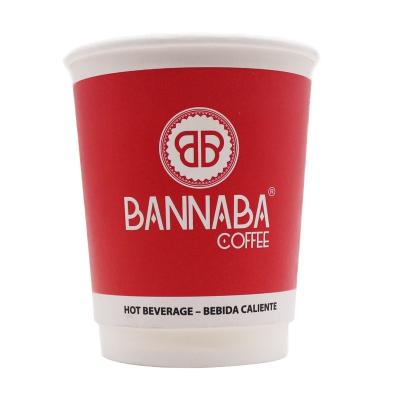 China Disposable hot sale: printed and customized double wall hot coffee paper cups for sale