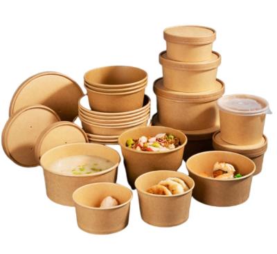 China 8oz12oz biodegradable 16oz 26oz 32oz food container disposable biodegradable soup bowls for sale