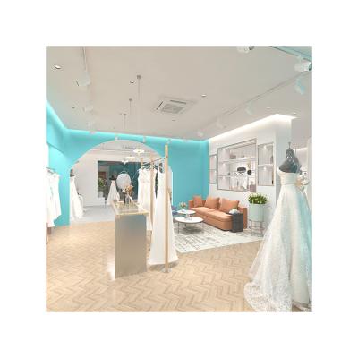 China Bridal Clothing Store Kainice Dress Shop Fixture For Wedding Dress Fashion Shop Decoration Customize Bridal Shop Clothing Rack for sale