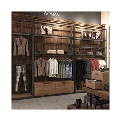 China Display Products To Attract Customers And Promot Sales Kaincie Hot Sales Clothing Store Cloth Display Showroom Rack Design Cloth Rack Display Stand Shop Fittings And Display for sale