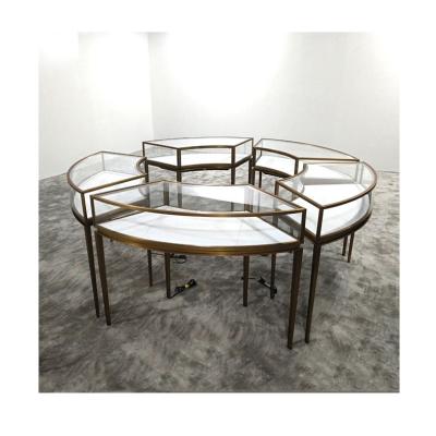 China Jewelry Store Kaincie OEM 2021 Fashion Jewelry Display Racks Shelves Metal Material Accept For Jewelry Store for sale