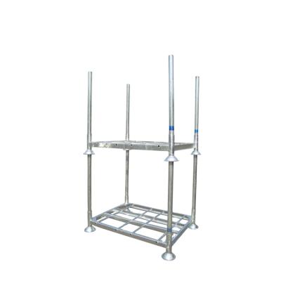 China Low Moq Steel Rack Storage Rack With Steel Wheels Pallet Stacking Stillage for sale