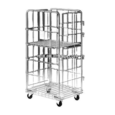 China Stackable Roll Cage Roll Container Steel Rolltainer 500kg for sale