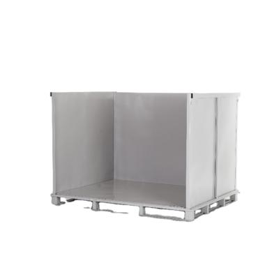 China Collapsible Collapsible Storage Box Stackable Mesh Box For Warehouse High-Quality for sale