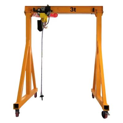 China Gantry Crane Adjustable Type 1 Gantry Crane Customized Height 3 5 Ton Mini Portable Gantry Crane for sale