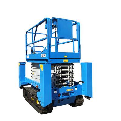 China Industrial High Quality Industrial Crawler Scissor Lift Platform For Aerial Work 4m 8m 12m for sale