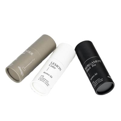 China Gift & Craft 10ml 30ml 50ml Cosmetic Packaging Recycled Kraft Cardboard Brown White Black Paper Tube For E Liquid Bottle for sale