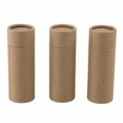 China 2022 Custom Recyclable Printing Twist Up Cardboard Containers Paper Tube For Solid Perfume Stick Packaging for sale