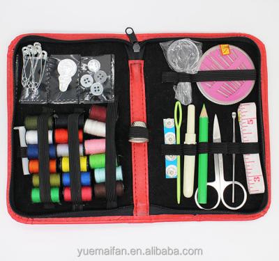 China Cheap Convenient Mini Pocket Travel PU Sewing Tool Kit for sale