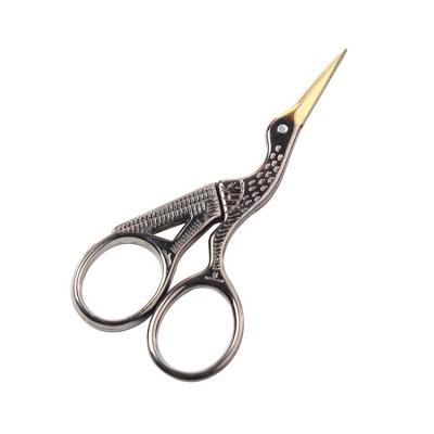 China Sewing Shears Hot Sale Stainless Steel Tip Stork Bird Sharp Scissors Sewing Shear Scissors For Embroidery for sale