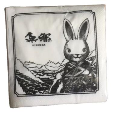 China Wholesale White Super Absorbent Paper Cocktail Napkin Pope Beverage Napkin Paper Napkin for sale