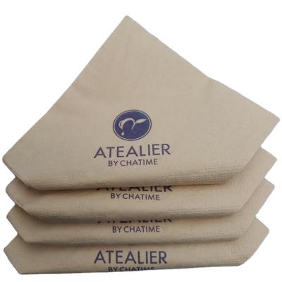 China White 1/4 fold OEM logo printed unbleached colorful bamboo fast food napkin paper napkin napkinl for sale