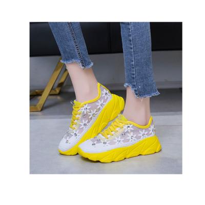 China Light weight with thick diamond bottom sponge wedges hollow out with torre shoes sneakers canvas shoes for sale