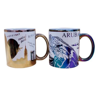 China Sustainable White Ceramic Mug 12oz Blank Sublimation With Photo Printing for sale