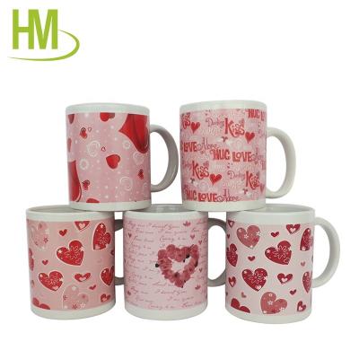 China Promotional Factory Cheap Wedding Tableware Printing Mug Viable for sale