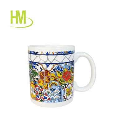 China Sustainable Cheap Household Used Different Types Custom Decal Printed Ceramic Coffee Mugs for sale