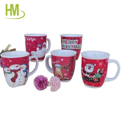 China Modern Design Viable Christmas 14oz Ceramic Mugs for sale