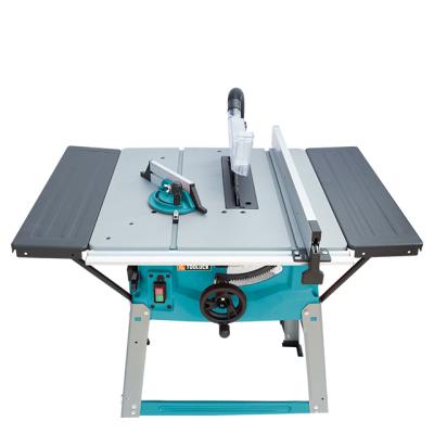 China Wood Saw 1800 W Table Saw Wood Saw Blade with Height Angle Adjustment Installation 5000 RPM Long Life Portable Table Saw for sale